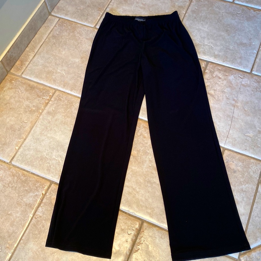Black slinky pants